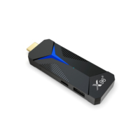 X96 S600 4K Ultra HD Smart TV Stick Double WiFi Quad Core Allwinner H313 Android 10.0 Lecteur multimédia Prise en charge multilingue Jeux