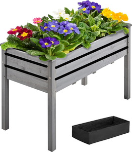 Jardinière <span class=keywords><strong>en</strong></span> bois d'extérieur Treillis Lit de <span class=keywords><strong>jardin</strong></span> surélevé <span class=keywords><strong>Eden</strong></span> Lit de plantation - Product Image 3