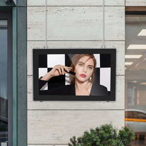 Pantalla de vídeo <span class=keywords><strong>LCD</strong></span> para exteriores de 80 pulgadas de alto brillo 5000 NITs personalizada, pantalla de publicidad montada en la pared para centros comerciales, subterráneos - Product Image 1