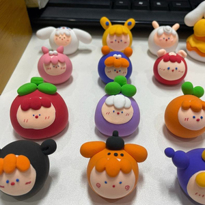 12 couleurs d'argile mousse à séchage à l'air libre pour enfants, super légère et douce, facile à utiliser, matériel d'artisanat - Product Image 2