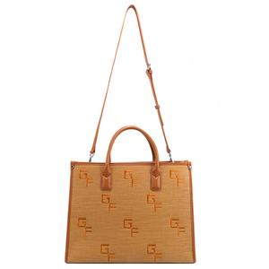 Bolso Tote de Gran Capacidad para Mujer, con Logotipo Personalizado, a la Moda, con Letra Bordada y Decoración en Relieve, Bolso Bandolera - Product Image 3