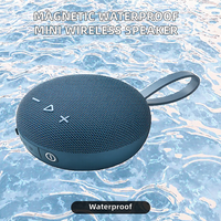Base magnétique plus puissante, étanche, portable, en tissu, mini, pour extérieur, pour haut-parleur, charge USB, batterie 500-800mAh, fréquence 60Hz-15KHz