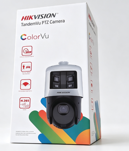 Caméra IP PTZ Hikvision TandemVu <span class=keywords><strong>ColorVu</strong></span> <span class=keywords><strong>Acusense</strong></span> DarkFighter 6MP+4MP 25X POE+ à apprentissage profond pour la détection humaine et des véhicules DS-2SE4C425MWG-E/26 - Product Image 2