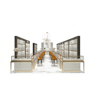 Diseño Interior Profesional de Joyería PENBO con Diamantes y Oro: Ideas Modernas, Vitrina de Exhibición, Renderizado 3D a Color/Tamaño - Product Image 1