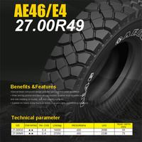 Шины для самосвала Aeolus AE46 27. 00r49 E4 Earthmover, гигантские шины Otr, большие шины 27. 00r49 27r49