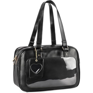 Ita <strong>Bag</strong> <strong>Japanese</strong> <strong>School</strong> <strong>Bag</strong> with Insert Tote Shoulder Anime Purse for Cosplay with Clear Window - Product Image 1