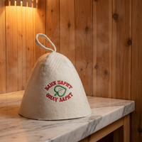 Chapeau de sauna en feutre de laine naturelle de qualité supérieure pour les séances de spa et de banya classiques