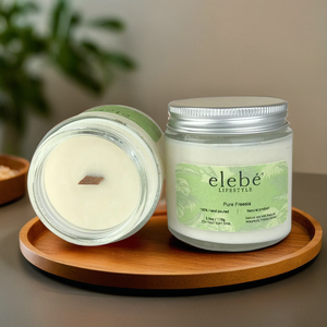 Bougies parfumées d'aromathérapie élégantes avec cire de soja et pot de parfum en verre boîte-cadeau en étain à vendre - Product Image 1