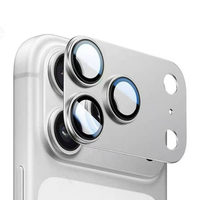 Film de protection d'objectif d'appareil photo en verre métallique AG monobloc, très vendu, pour iPhone 17 Pro Max (film d'objectif arrière)