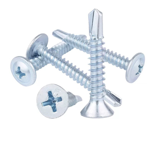 Bibo Yaente Factory M4.2 Hardened Galvanized <b>Flat</b> Countersunk Head Self-drilling Self-tapping Drill Tail <b>Screw</b> Metric - Product Image 3