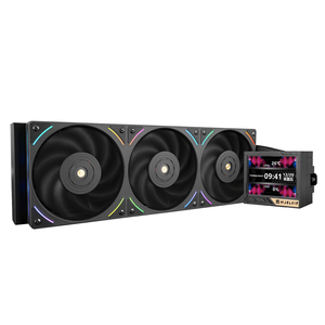 <span class=keywords><strong>Refroidisseur</strong></span> <span class=keywords><strong>liquide</strong></span> AIO Mjolnir Vision 360 UB PRO BLACK 360 mm avec écran LCD 3,5 pouces pour affichage en temps réel, compatible Intel LGA 1851 AM5, pour système <span class=keywords><strong>PC</strong></span> - Product Image 2