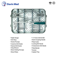Kit d'instruments orthopédiques ALPS-S pour animaux de compagnie, instruments chirurgicaux vétérinaires pour la reconstruction des fractures osseuses chez le chien, le chat et autres animaux.
