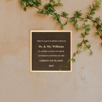 Plaques murales décoratives en métal doré personnalisées, plaques en laiton avec graphiques imprimés pour trophées et récompenses