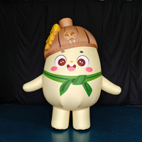 Costume gonflable de mascotte riz Longgang de qualité en tissu Oxford pour adulte, idéal pour événements, défilés, fêtes et promotions