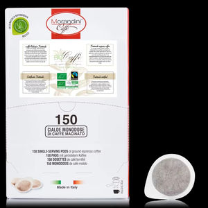 Dosettes de café Arabica Fairtrade 100% biologique de qualité supérieure 44mm 150pcs en plastique au goût sucré certifié Fairtrade - Product Image 2