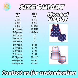 Set di <span class=keywords><strong>Abbigliamento</strong></span> per Bambine per il Giorno dell'Indipendenza Kerui, Completo Senza Maniche con Pantaloncini per Neonati e Bambini Piccoli - Product Image 3