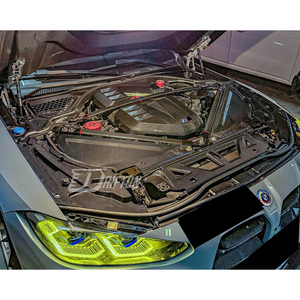 Drifton M3 M4 Dry Carbon Fiber Engine Bay Strut Bar Brace Set For BMW G80 G81 M3 G82 G83 M4 - Product Image 3
