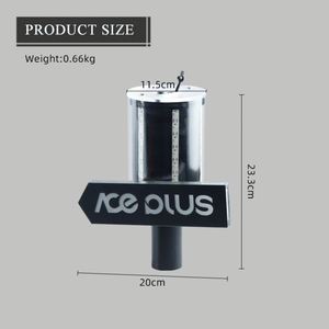 Nuevo Bar Night Club Party Bottle Strobe Baton Electronic Sparklers Acrílico Aluminio LED Strobe Baton Flash Stick con láser - Product Image 6