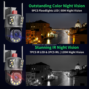 2024 nuevo 12MP 3 lentes 50X Zoom inalámbrico 4G vigilancia del hogar IP PTZ Cámara 360 6K iCSee al aire libre 4G tarjeta Sim cámara de seguridad CCTV - Product Image 6