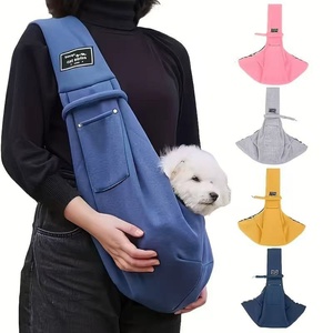 Bolso <span class=keywords><strong>de</strong></span> Transporte para Mascotas, Manos Libres, Ajustable, Transpirable, <span class=keywords><strong>de</strong></span> Poliéster, Portátil y Ligero, para Perros y Gatos, con Capacidad <span class=keywords><strong>de</strong></span> 12.5 kg - Product Image 1