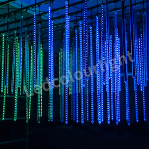 Programável Digital Club Luzes do chuveiro <span class=keywords><strong>Meteor</strong></span> <span class=keywords><strong>3D</strong></span> <span class=keywords><strong>DMX</strong></span> <span class=keywords><strong>LED</strong></span> RGB Tubo <span class=keywords><strong>Matrix</strong></span> Pendurado <span class=keywords><strong>LED</strong></span> <span class=keywords><strong>Meteor</strong></span> Tube Lighting - Product Image 2