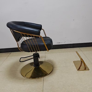 Chaise de barbier moderne de haute qualité, réglable en hauteur, salon de beauté, multifonctionnelle, en cuir, en acier, meubles, vente chaude - Product Image 4