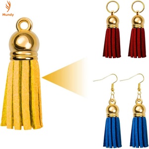 Pendentifs en velours colorés avec pompons, parfaits pour la fabrication <span class=keywords><strong>de</strong></span> bijoux, les accessoires <span class=keywords><strong>de</strong></span> sac et la <span class=keywords><strong>d</strong></span>écoration <span class=keywords><strong>de</strong></span> fête - Product Image 5