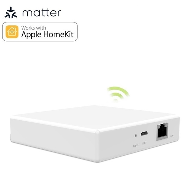 Matter Bridge Compatible with Apple Homekit Smart Home Hub for Matter Protocol Devices Integrate with Thread Wifi Router Gateway