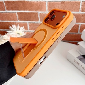 Étui de téléphone magnétique antichoc Senyork simple et discret avec support de charge pour iPhone 11 12 13 14 15 16 17 Pro Max - Product Image 3