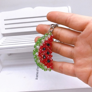Llavero de Frutas con Cuentas Acrílicas Hechas a Mano, Venta al Por Mayor de Fábrica, Pequeña Decoración, Regalo Promocional Económico, Llavero de Frutas Bonito para Niños - Product Image 3
