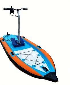 Vélo aquatique sans siège, grande <span class=keywords><strong>planche</strong></span> de SUP, pontons, une personne, léger, facile à ranger, pour parc aquatique, de la fabrication chinoise Lumark - Product Image 4