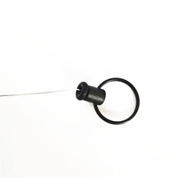 Portable extérieur en plastique mousqueton porte-clés ouvre haute élastique rétractable corde Document boucle facile tirer ouvre-bière