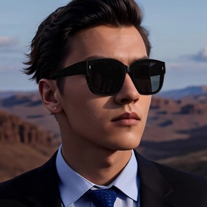 Lunettes de soleil pliables polarisées UV400 à monture complète pour la conduite, étui à lunettes unisexe - Product Image 5