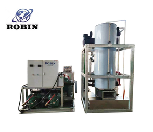 Machine à glace en tubes de 10 tonnes, grande capacité, pour usine de glace industrielle, facile à utiliser, pour chaînes alimentaires et bars - Product Image 1