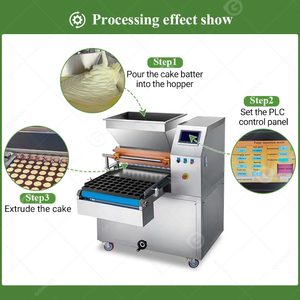 Industrial Small Cupcake Cup Fat Cake Maker Dropping Processing Molding Macaron Filling Making Machine - Product Image 5
