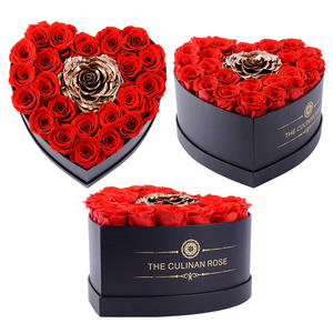 UKIQUEEN Vente en gros à bas prix Préservé Charme Fleur Préservé Équateur Fleurs Noir Doré <span class=keywords><strong>Rose</strong></span> <span class=keywords><strong>Éternelle</strong></span> - Product Image 6