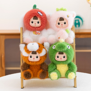 Peluche personalizzati di animali adorabili, super morbidi, antistress, lavabili, con tecniche speciali, graziosi procioni e dinosauri in cotone PP - Product Image 1