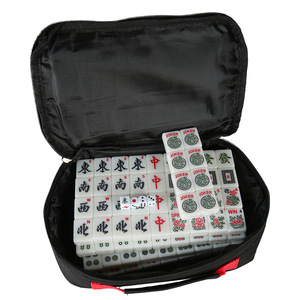 American <b>Mahjong</b> Full <b>Set</b> 30mm 152Pcs Portable With Cloth Bag Packaging - Product Image 6