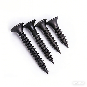 Vis à gypse noire 1022, 1 pouce, filetage fin, pour l'installation de cloisons sèches en gypse, vis à gypse pour perceuse, provenant d'une usine chinoise - Product Image 5