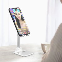 Support d'ordinateur de bureau pour téléphone portable, utilisé pour la tablette et le support de téléphone intelligent, support portable à hauteur réglable