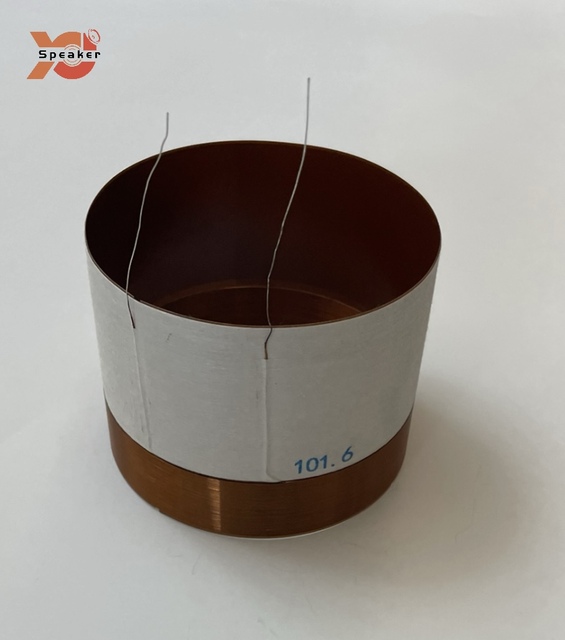 YJ YJ-00017 101.6mm TGL Glass Fibre Speaker Super High Temperature Resistance Bass Voice Coil