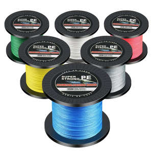 Ligne de pêche tressée en PE de 500 m, ligne Hercules Shark pour la pêche en mer - Product Image 1