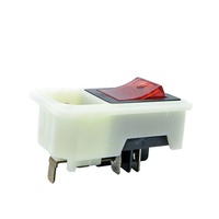 Interrupteur à bascule lumineux AC 125-250V, double pôle, protection, réinitialisation automatique, pour bateau marin, bouton-poussoir, fournitures électriques