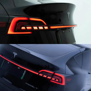 Feux arrière LED à prix d'usine chinois Zhenshi, nouveau design de chaîne d'étoiles modifiée, 6000 lm pour <span class=keywords><strong>Tesla</strong></span> <span class=keywords><strong>Model</strong></span> <span class=keywords><strong>3</strong></span>/Y 2021-2023 - Product Image 4