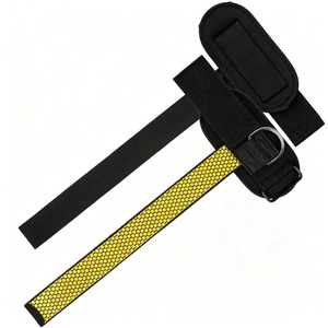 Sangles de musculation en néoprène rembourrées pour soulever des poids, avec logo personnalisé, pour hommes et femmes, modèle 2026, robustes, pour la musculation et les deadlifts. - Product Image 4