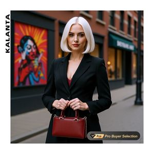 Acheter Kalanta Kompakte Handtasche Achats Requintado Ledertasche Jinjing Calistirin Handtassen Pequena Saiz Viaje - Product Image 1