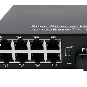 2 x SC DX Dual Fiber 8 x RJ45 10/100 Mbps Commutateur Fibre Optique Fast <span class=keywords><strong>Ethernet</strong></span> Boîtier Métallique pour Déploiement Réseau Fast <span class=keywords><strong>Ethernet</strong></span> 2F8E - Product Image 6