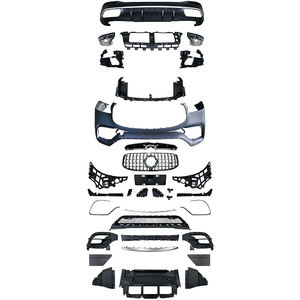 Kit Carrozzeria Stile GLS63 AMG con Paraurti Anteriore, Diffusore Posteriore, Minigonne Laterali, Prese d'Aria e Spoiler per BENZ W167 <span class=keywords><strong>GLS</strong></span> AMG 2019-2022 - Product Image 2