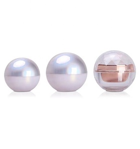 New Fancy 20ML/30ML/50ML Ball Shaped Luxury Face/Eye Cream Jar Custom Cosmetic Jars Skin Care Set