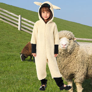 Disfraz de Oveja para Niños, Lindo Disfraz de Animal para Cosplay, Actuaciones Escénicas, Invierno 2024 - Product Image 1